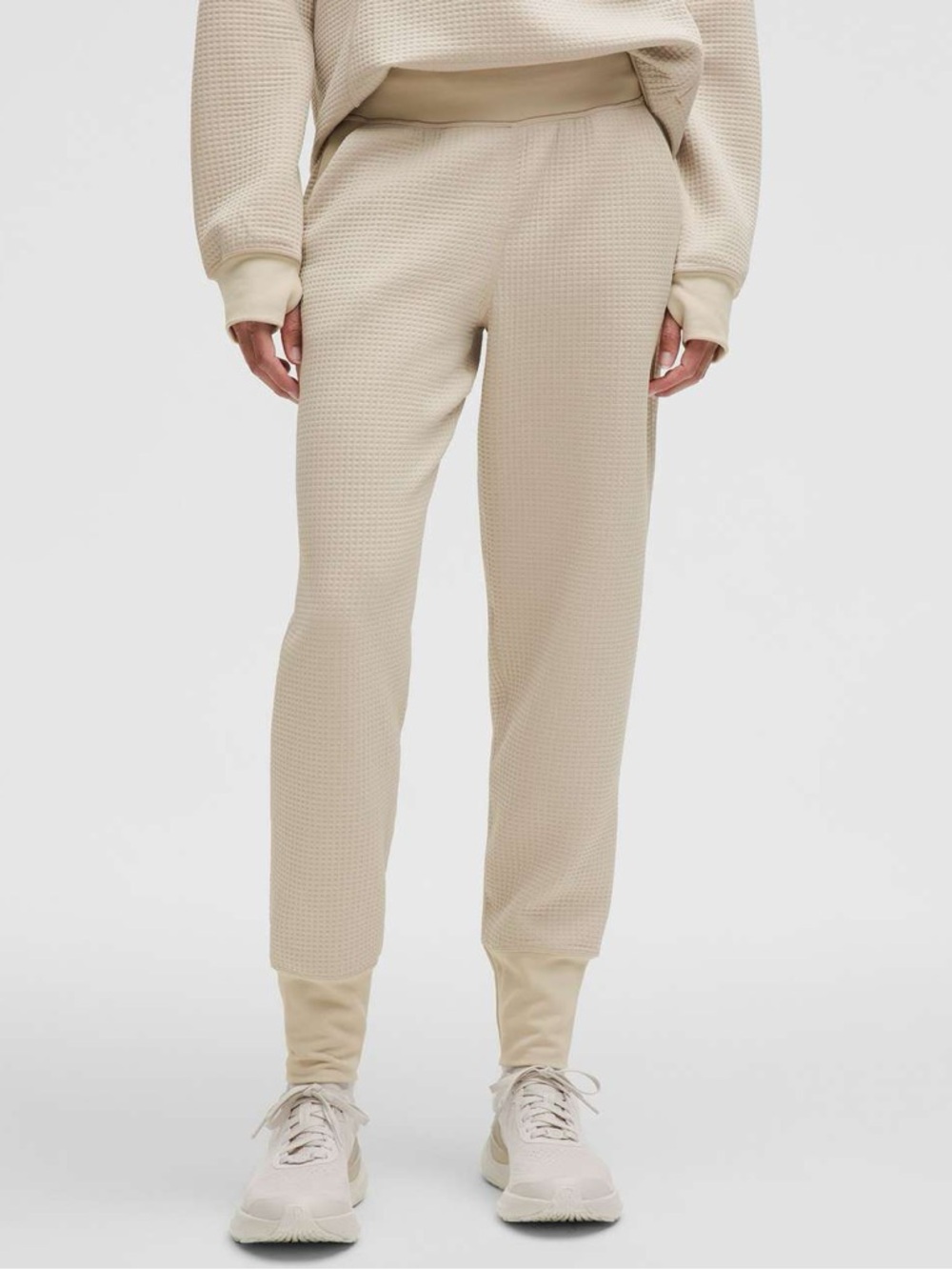 Lululemon Waffle Knit Mid Rise Jogger